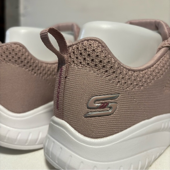 Skechers Lite-weight BOBS Sport Squad Chaos 6.5 Memory Foam Lace up sneaker MVE - Picture 4 of 16